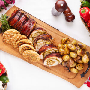 PLATOU PORCHETTA CU CARTOFI NOI